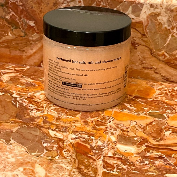 NEW SUPER SIZED HUGE 23oz AMAZING GRACE by Philosophy HOT SALT SCRUB RARE - Picture 2 of 3